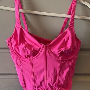 Abercrombie & Fitch Pink Corset Top